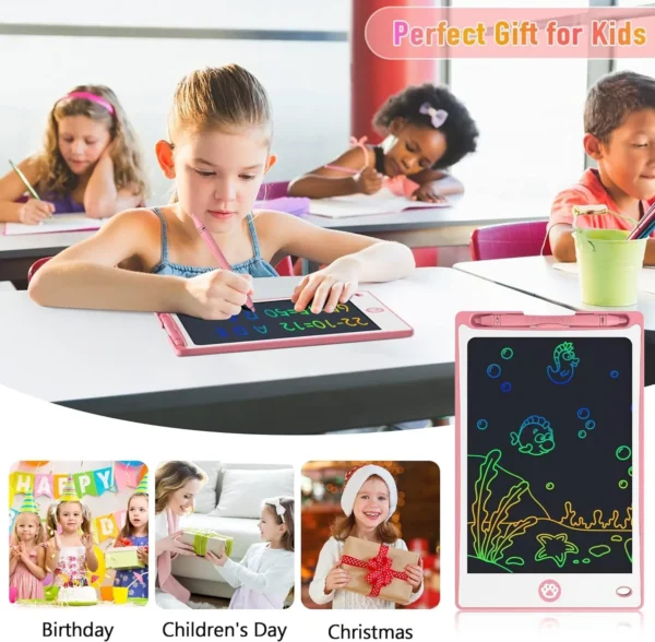 Hockvill 8.8" LCD Writing Tablet – Drawing Pad for Kids 3-7, Easter Gift - Image 2