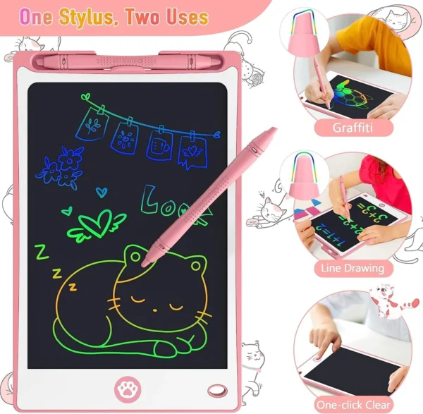 Hockvill 8.8" LCD Writing Tablet – Drawing Pad for Kids 3-7, Easter Gift - Image 4