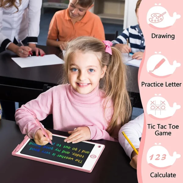 Hockvill 8.8" LCD Writing Tablet – Drawing Pad for Kids 3-7, Easter Gift - Image 5