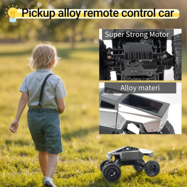 Cybertruck RC Car – 4WD Off-Road Remote Control Toy (1:14 Scale) - Image 4