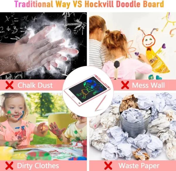 Hockvill 8.8" LCD Writing Tablet – Drawing Pad for Kids 3-7, Easter Gift - Image 9
