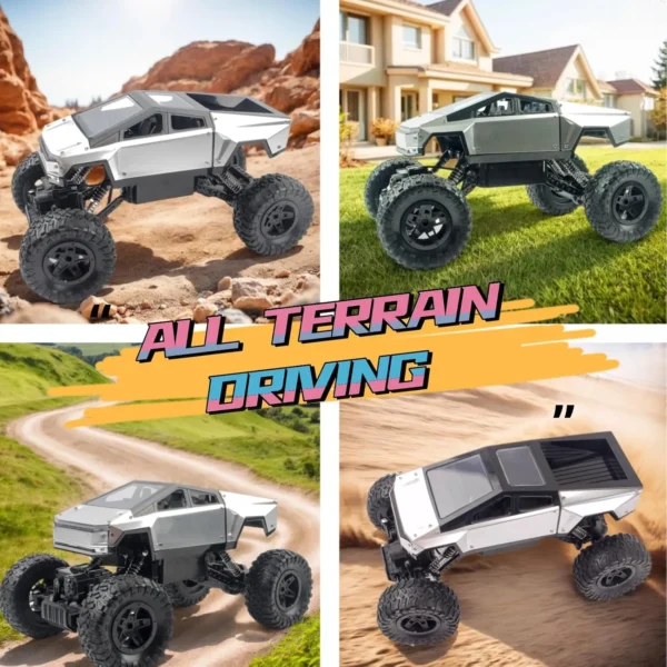 Cybertruck RC Car – 4WD Off-Road Remote Control Toy (1:14 Scale) - Image 3